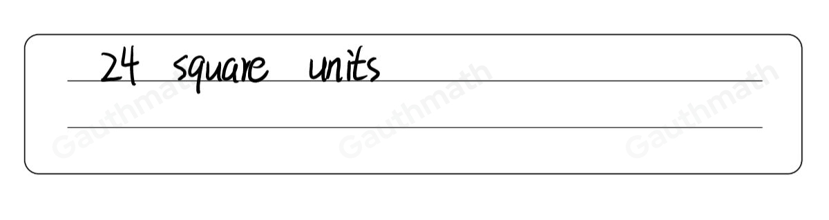 What is the area of the trapezoid? 16 square units 24 square units 32 square units 36 square units